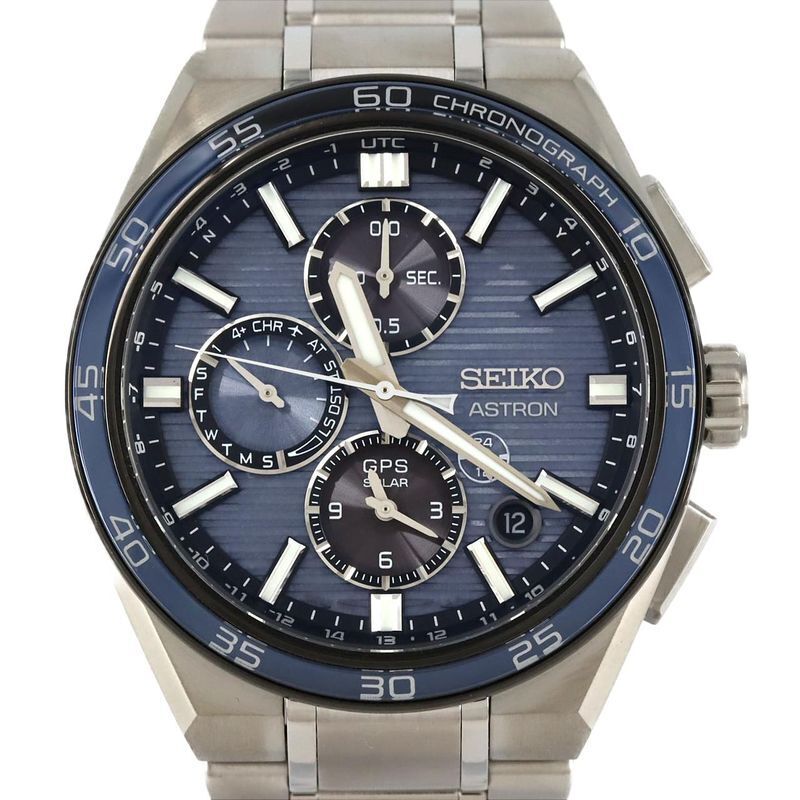 Seiko Astron Nexter Gps Radio Watch Ti 5x830ap01 Sbxc175 Ti Solar Quartz
